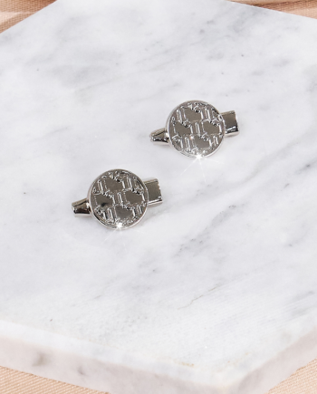 N MONOGRAM HIJAB PIN SET - SILVER COLOUR
